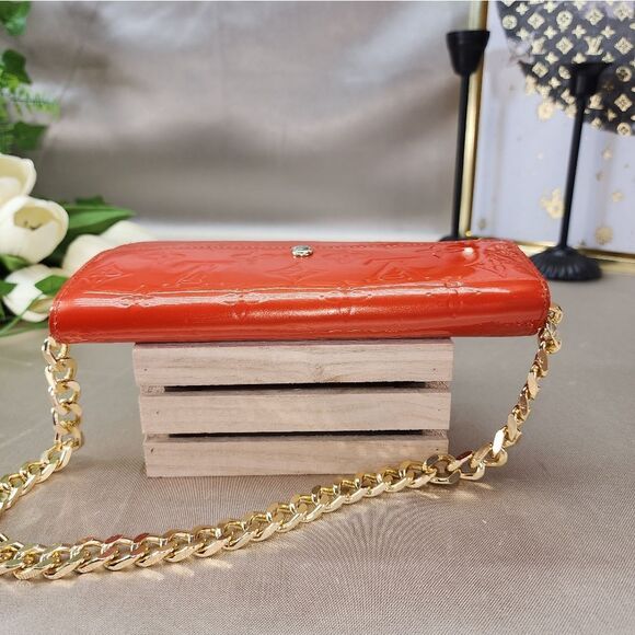 Authentic Louis Vuitton Vernis Sarah Long Wallet W/ Box And Dust Bag - Picture 13 of 17